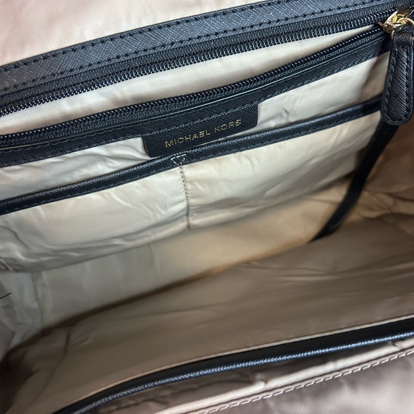 Michael Kors tan and black cheetah print handbag with lots of storage. - Picture 8 of 13